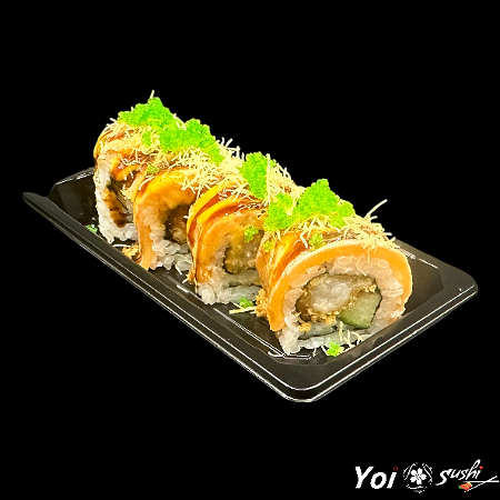 4st Flamed Salmon Ebi Roll