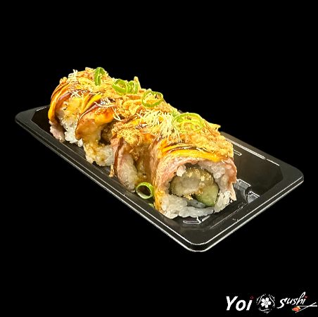 4st Flamed Beef Ebi Roll