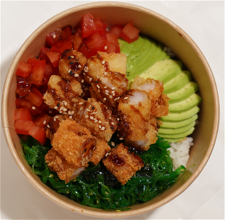 Ebi fry  Poke Bowl