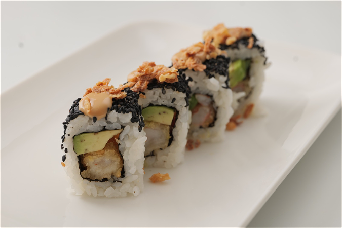 Black tiger roll