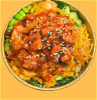 Spicy salmon bowl