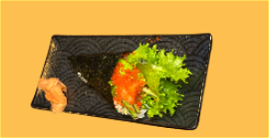 Spicy zalm handroll