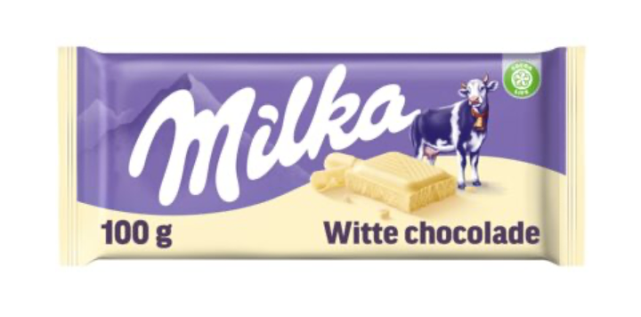 Milka Chocolade Reep wit