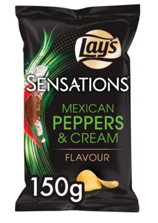 Lay’s Sensations Mexican Peppers & Cream