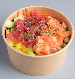 Salmon tuna bowl