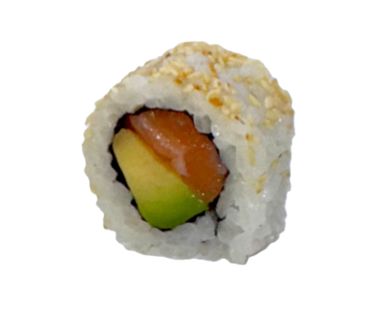 Salmon avocado uramaki