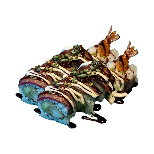 Ebi beef roll