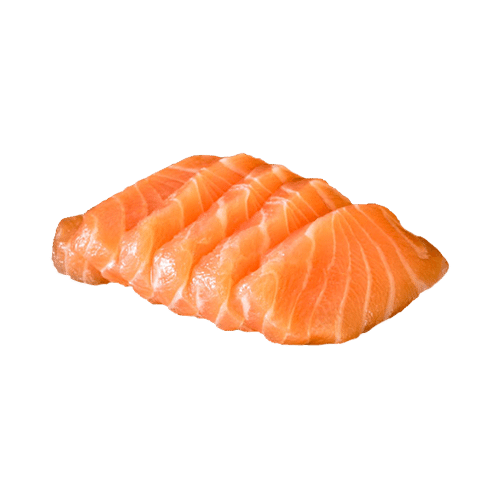 Salmon sashimi