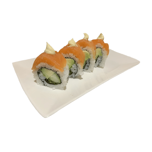 Smoked salmon roll