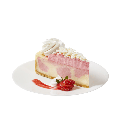 Strawberry and cream cheesecake