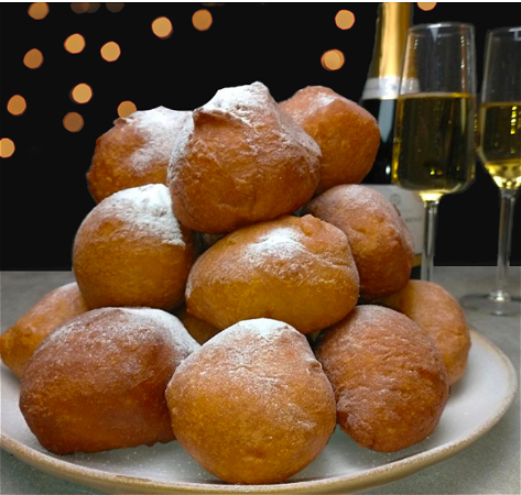 1 oliebol (zonder rozijnen)