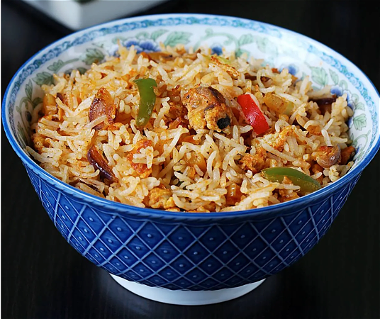 Fried rice vegetables egg / 蔬菜鸡蛋炒饭