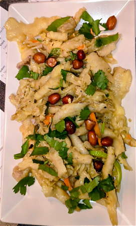 傣族舂鸡爪, chicken feet salad, 🔥 spicy