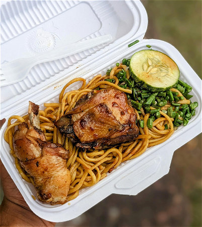 NEW NEW Bami goreng met ayam pangang 