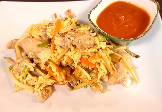 Foe Yong Hai kip of vegetarisch