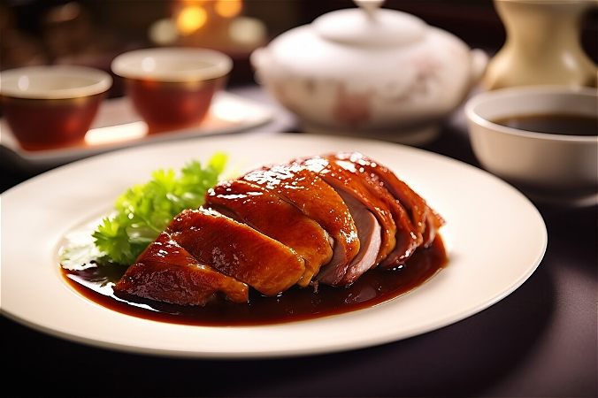 Peking Eend (Apart hoisin OF terriyaki saus)