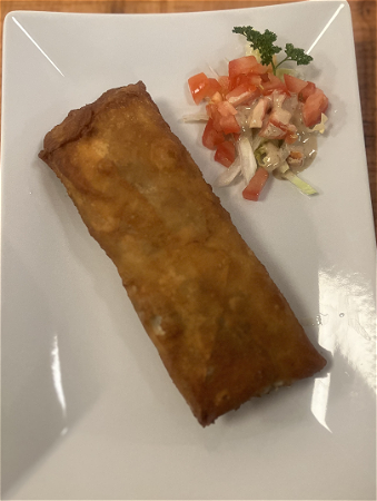 Loempia special met KIP of VEGA