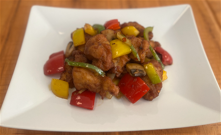 GREBAKKEN Kipfilet met chin.kippeling kruiden en groenten