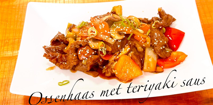 ossenhaas met Japanse teriyaki saus