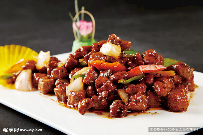 ossenhaas met zwarte peper saus