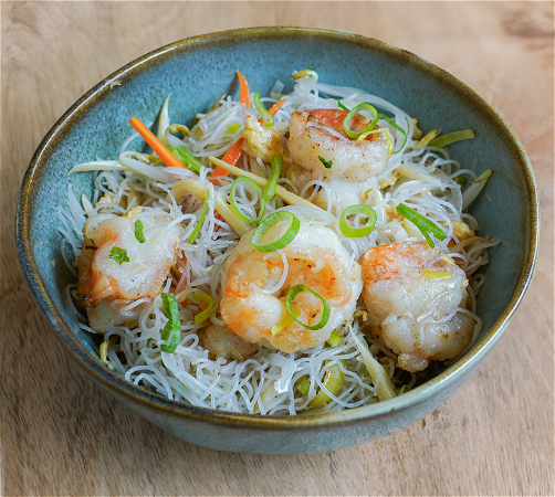 Mihoen of chin bami met kip en groenten