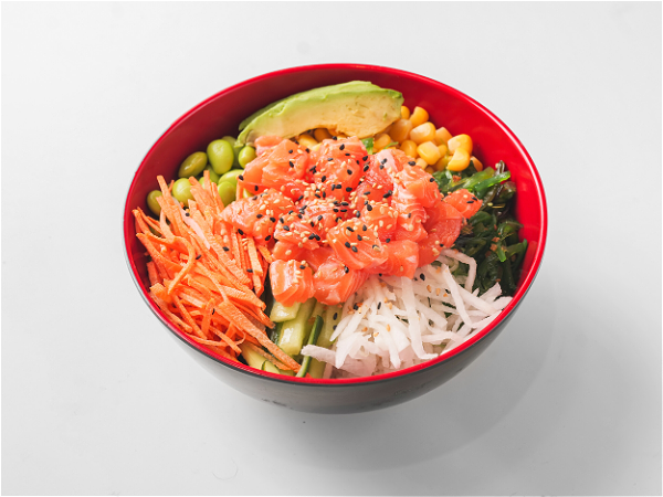 Poké bowl zalm