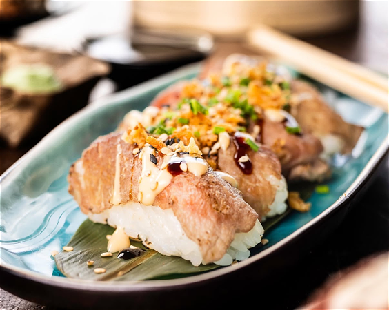Flamed Beef Nigiri
