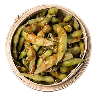 Spicy Garlic Edamame
