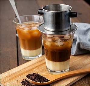 Tropical iced milk bubbletea/Coffee (large, 700 ml)